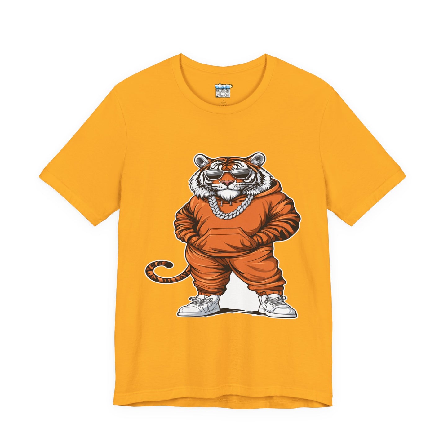Cool Cat Graphic Tee - Jersey Short Sleeve T-Shirt for Animal Lovers
