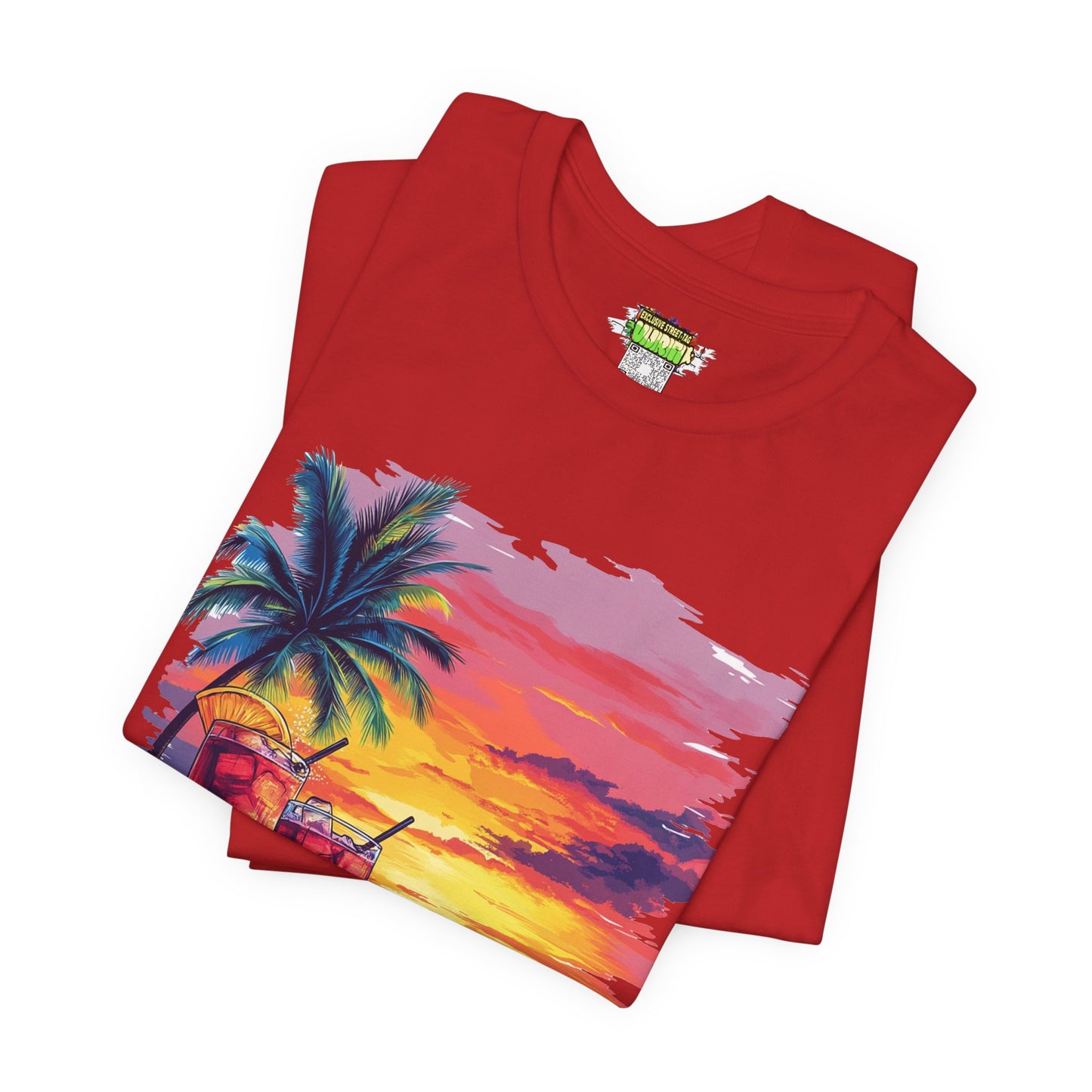 Tropical Sunset Tee - Perfect for Summer Vibes, Beach Days, Relaxation, Gifts, Vacation