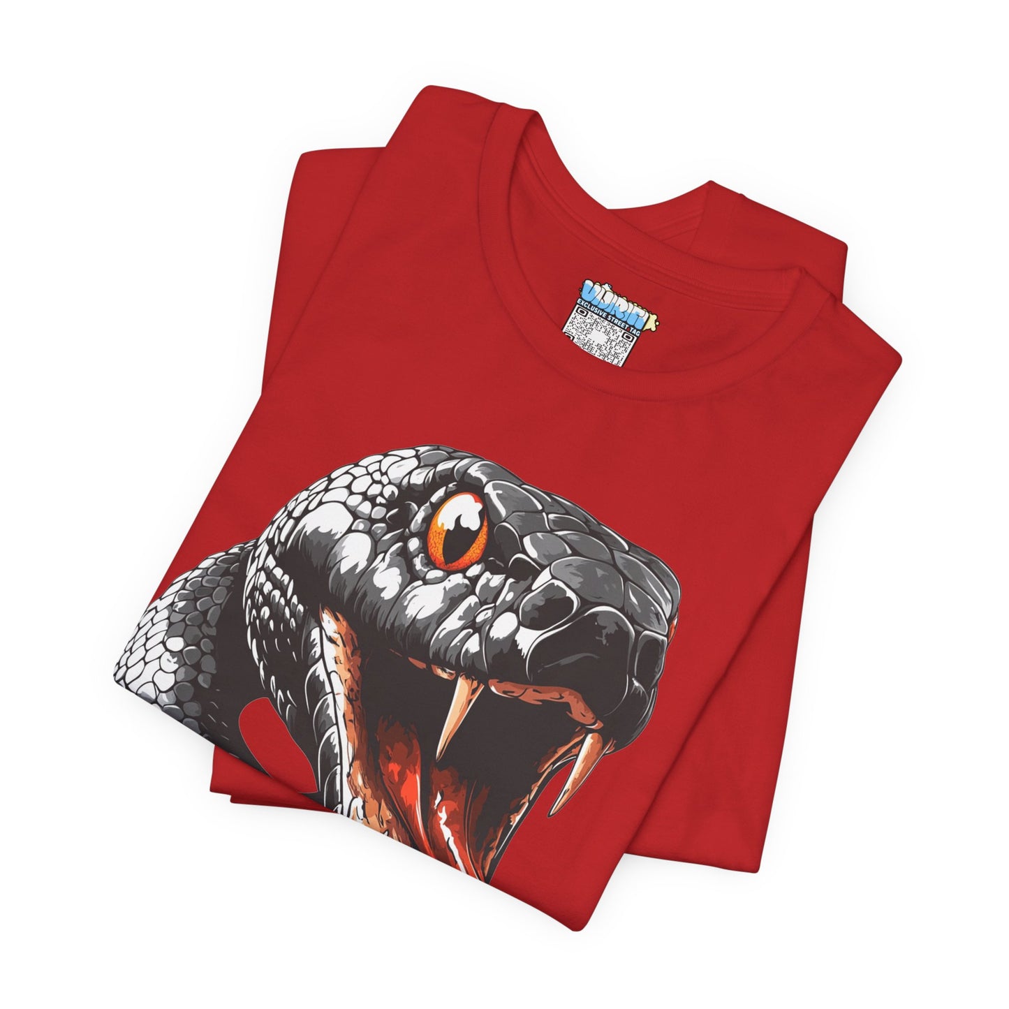 Serpentine Unisex Tee, Graphic Snake Shirt, Unique Gift, Festival Wear, Casual Outfit, Statement T-Shirt