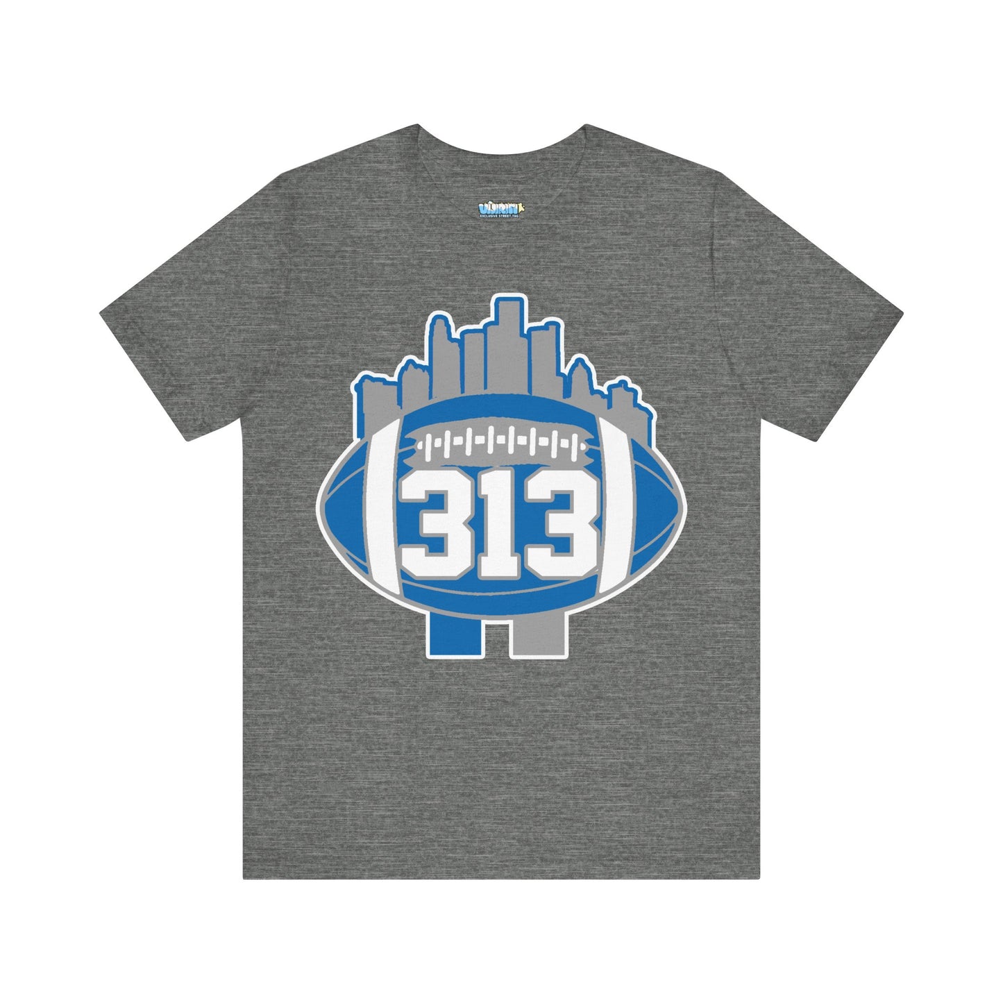 LION COLOR DETROIT 313 FOOT BALL SHIRT