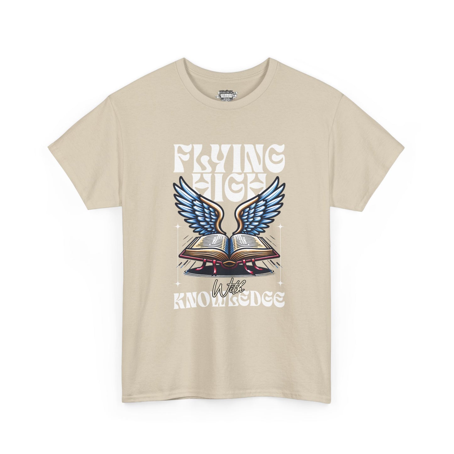 "Flying High Graphic T-Shirt - Unisex Heavy Cotton Tee with Inspirational Design