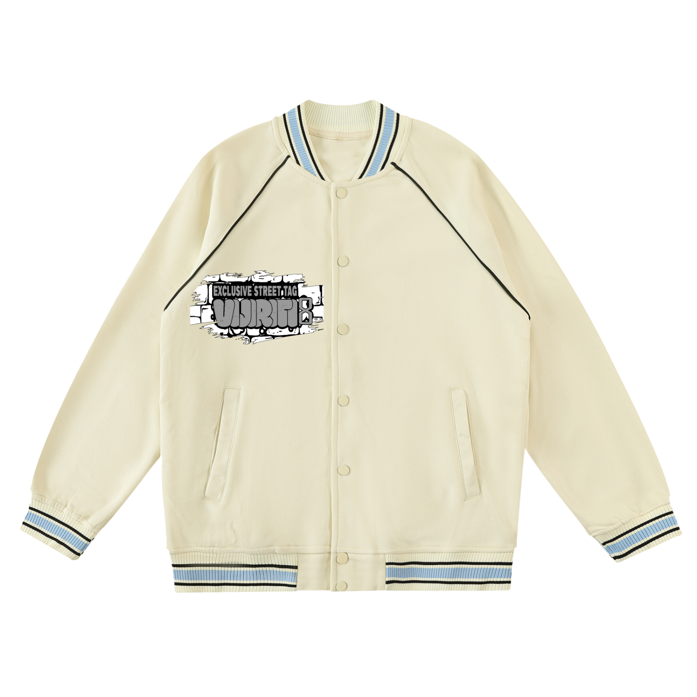 Vijiriti 8 Trim Raglan Varsity Jacket